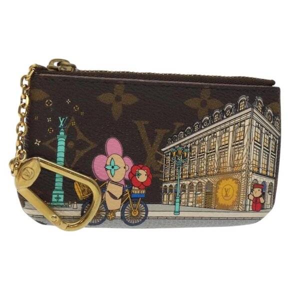 LOUIS VUITTON Monogram Vivienne Pochette Cles Coin Purse M81639 LV Auth 127715 - Picture 1 of 16